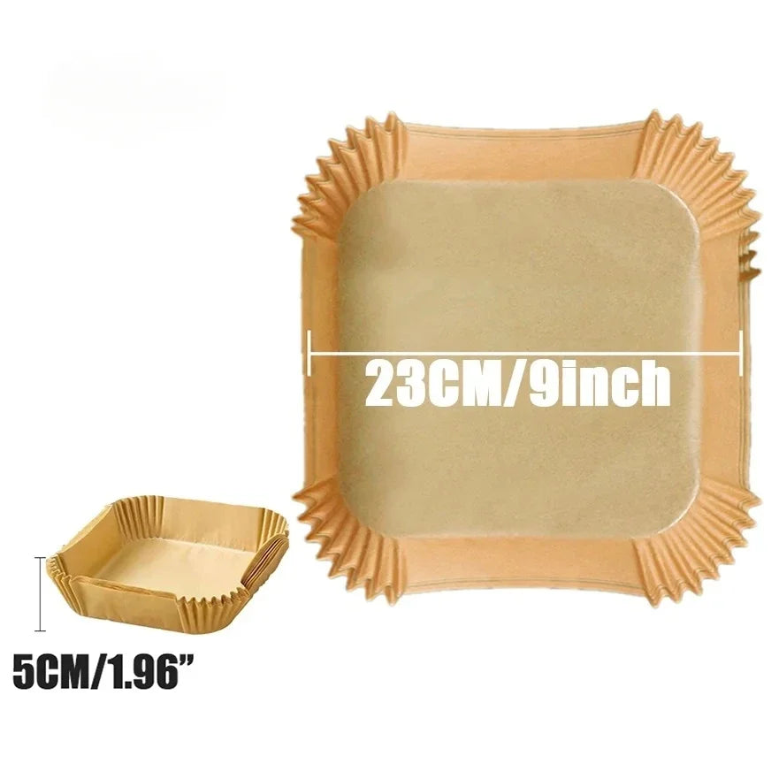 papier cuisson non adhésif 23cm barbecue four transparent moderne 100 pièces jetables