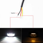 feux travail led 26w noir jaune moderne robuste lentilles ip67 vis included