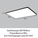 plafonnier led carré blanc ultra fin moderne luminaire salon chambre salle manger