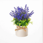 bouquet artificiel fleurs modernes ruban jute accroché extérieur exposition anniversaire orange blanc rose violet