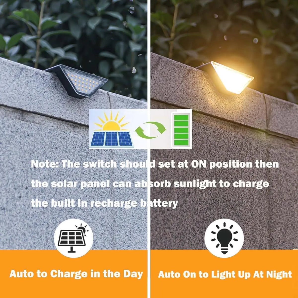 lampes solaires extérieures led noires blanches modernes adhésives autonomes imperméables ip65
