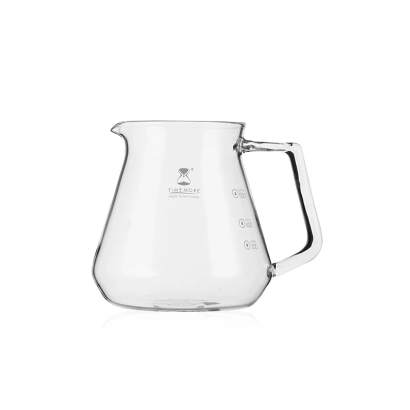 carafe verre transparent moderne 600ml couvercle silicone compact cuisine