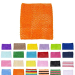 serviette crochet fait main motif rayures horizontales artisanale décoration maison enfant