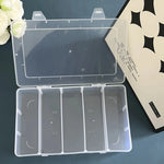 boîte rangement transparente moderne pratique clips compartiments outils vis accessoires organisation atelier maison