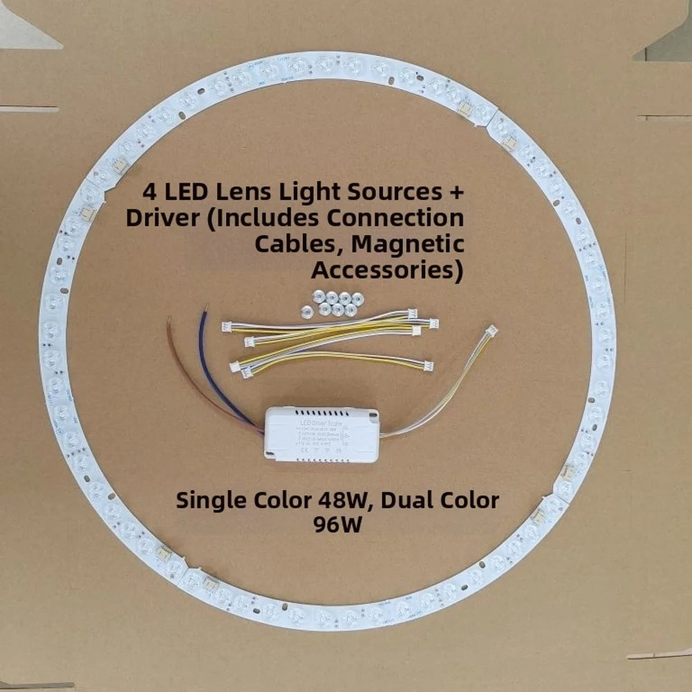 ruban led blanches moderne accessoires magnétiques connecteurs électriques blanc opacité
