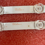 bandes led rétroéclairage téléviseur blancs modernes fonctionnels 6v continua leds ul rohs cem