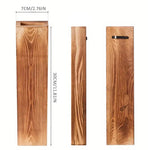 jardinière murale bois plantes vertes vase suspendu minimaliste support mural salon decoration