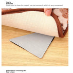 anti dérapage tapis adhésif triangles perforations moderne noir beige 12 pièces