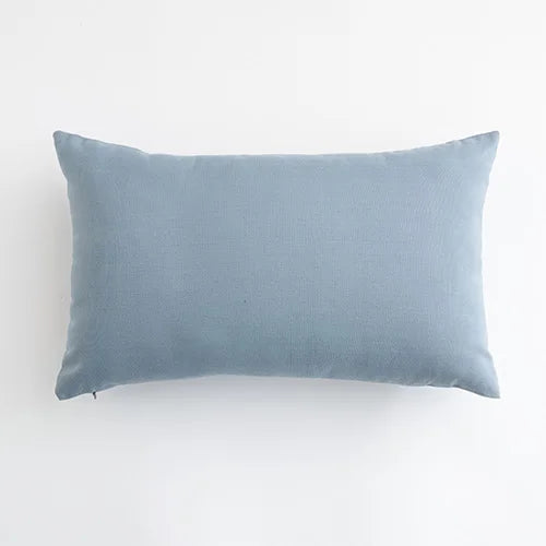 taies d'oreiller bleu clair plaid carreaux moderne polyester 30x50 45x45 cm coussins décoratifs