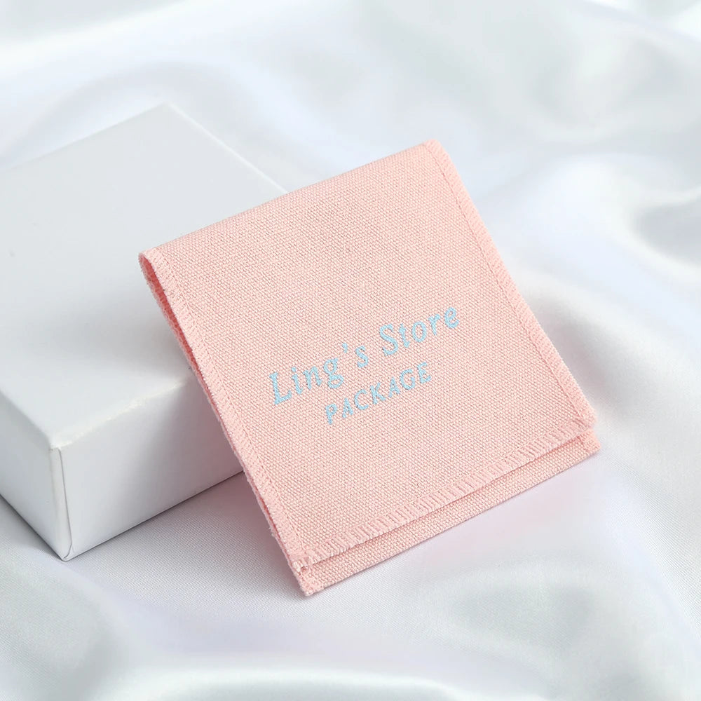 étiquettes produit toile lin noir rose gris beige bleu classique 8x8cm personnalisables logo imprimé