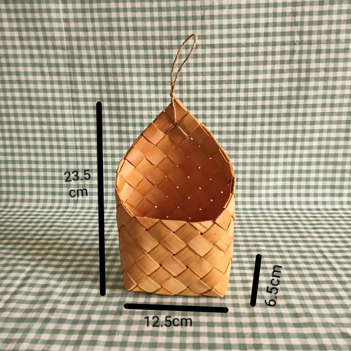 panier suspendu tressé naturel rustique boho chic cordelette paniers muraux rangement decorationintérieur