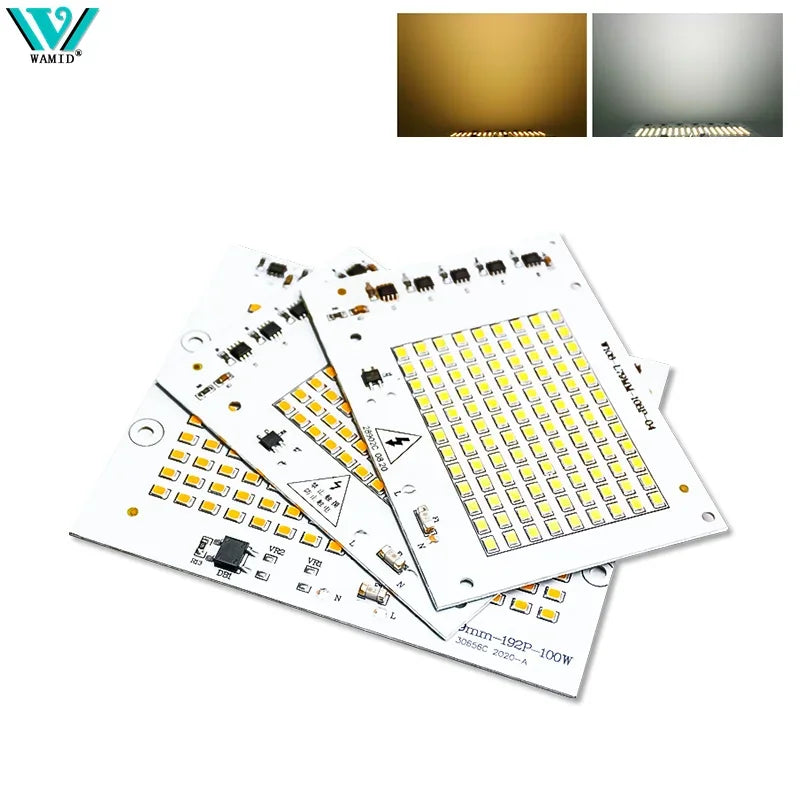 lampe led 10w 20w 30w 50w 100w blanc chaud froid extérieur diy