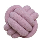 coussin rond pelucheux moderne couleur bleu marine lavable 28cm 28cm