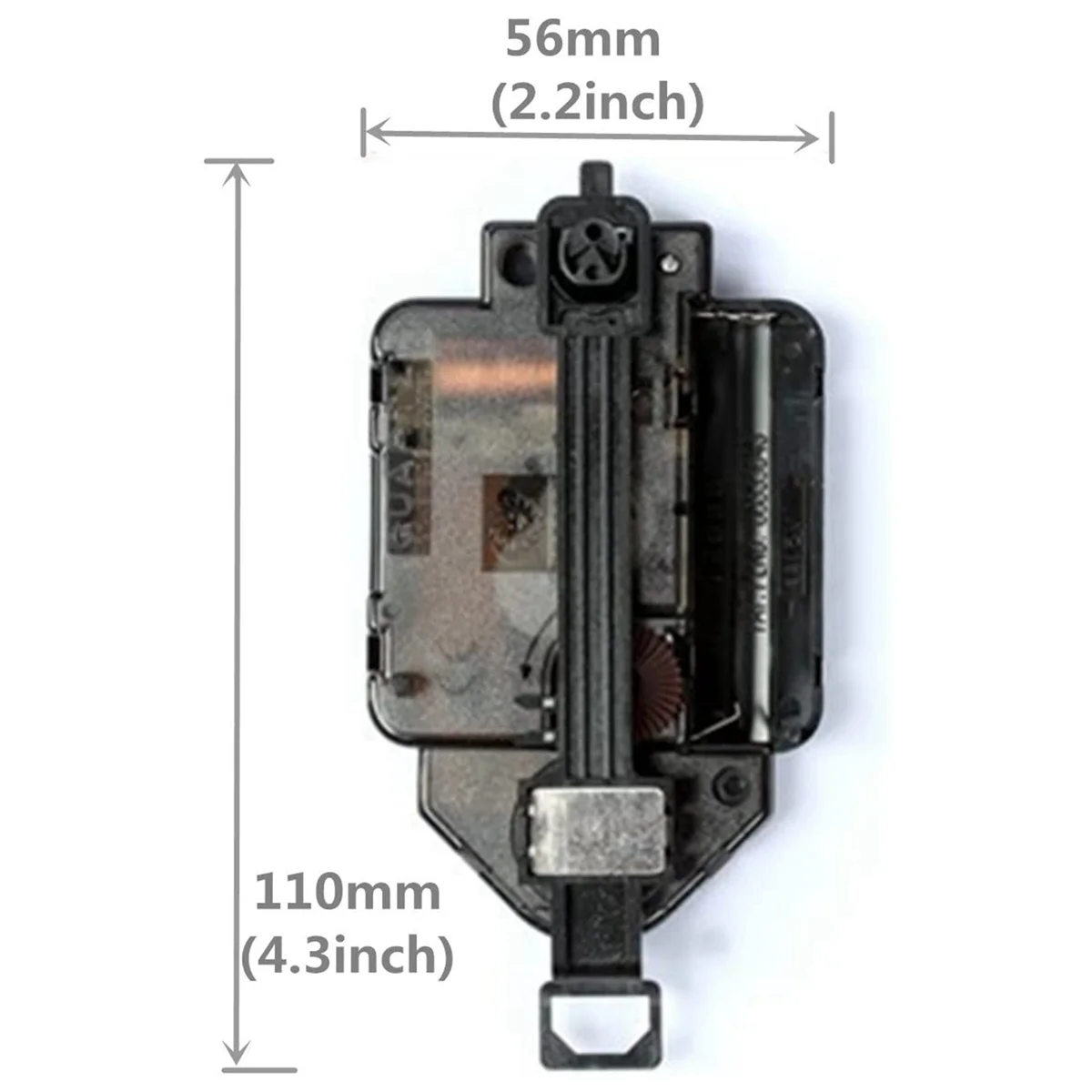 pièces horloge quartz aiguilles noires rouges engrenages ressort fixations accessoires réparation montre bois clair