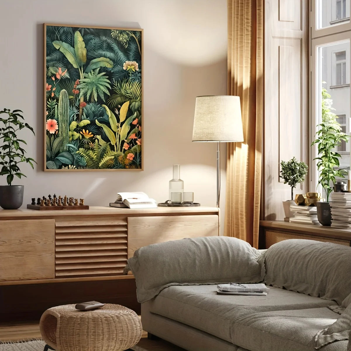 affiches modernes végétales motifs floraux sans cadre toile impression maison salon chambre