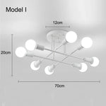 plafonnier led or noir moderne éclairage quotidien contemporain chambre salonSuspens fer flux lumineux minimaliste