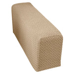 couvre main bleu marine tissé motifs géométriques moderne fixations washable chaise canapé protection meuble