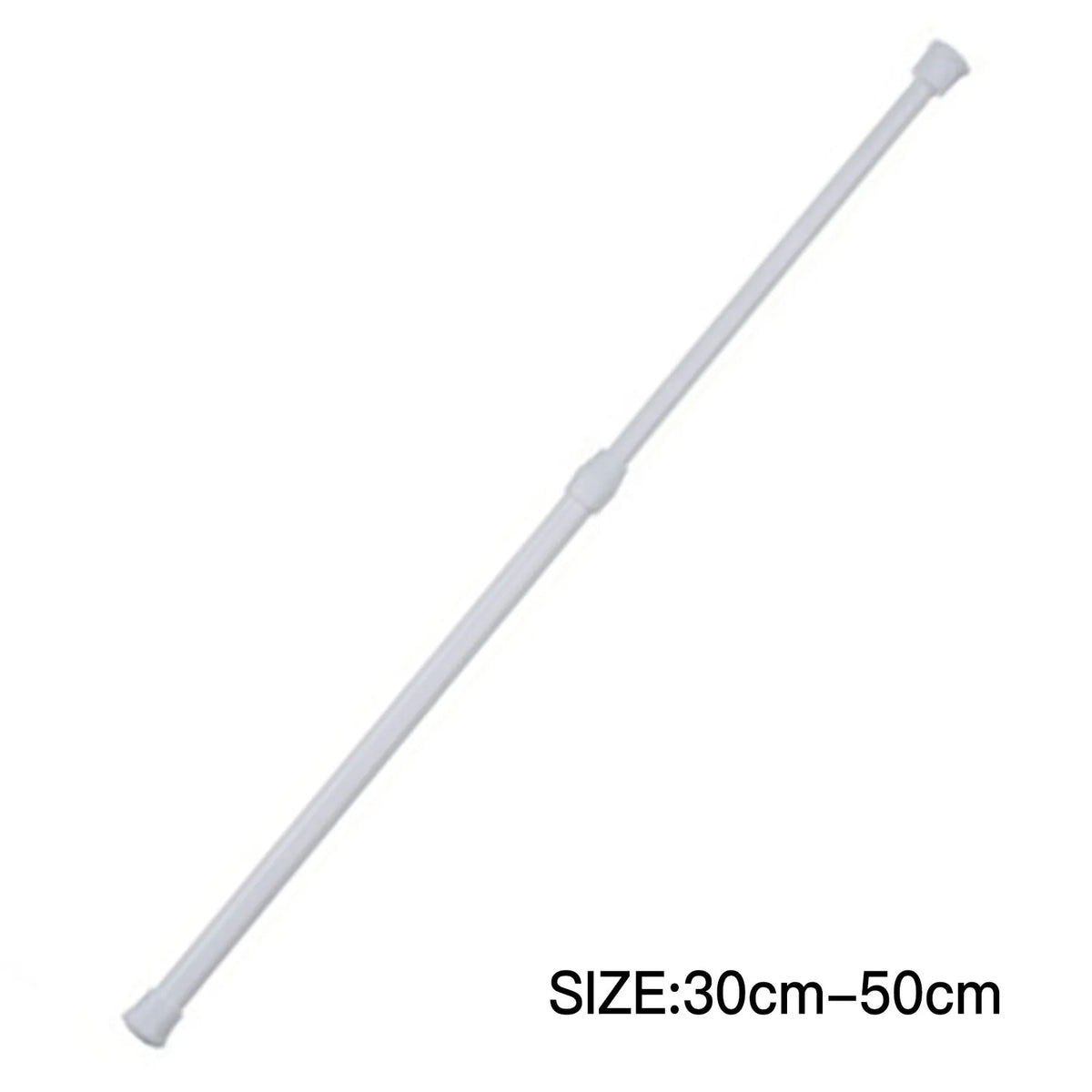 tiges rideau acier modernes 30 50cm 40 70cm 55 90cm blanc noir