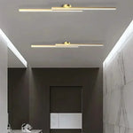 lampe murale moderne led noir or minimaliste surface