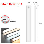veilleuse led sans fil rechargeable détecteur mouvement sous meuble blanc moderne 10cm 20cm 30cm