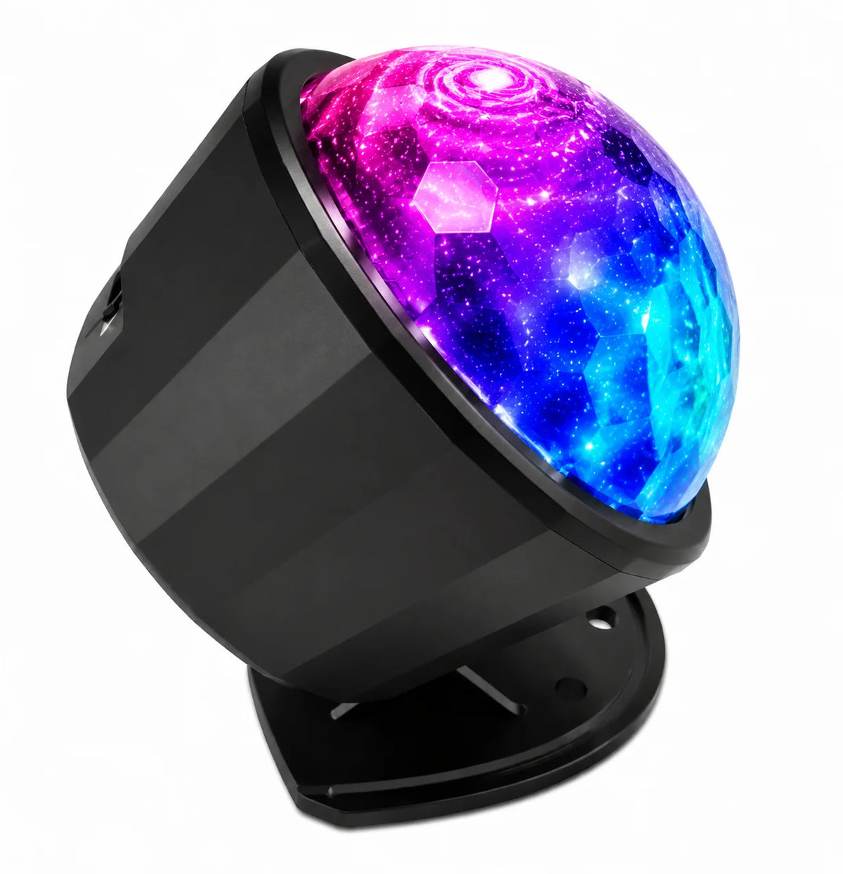 projecteur led galaxie étoiles veilleuse chambre noir violet bleu rose blanc moderne minimaliste