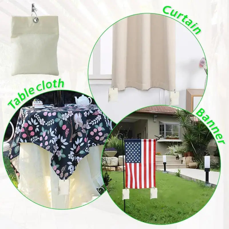 poids rideau extérieur sac poids nappe fixations modernes beige clair uni