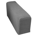 couvre main bleu marine tissé motifs géométriques moderne fixations washable chaise canapé protection meuble