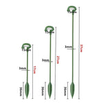 supports plantes tige vert robuste 37cm 27cm 17cm anneau jardinage fleur grimpantes moderne