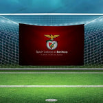 drapeau sport lisboa benfica rouge aigle doré classique intérieur décoration chambre polyester tissage rectangle