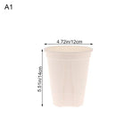 pots fleurs noirs blancs modernes couvercles perforés tailles diverses hydroponie jardinage