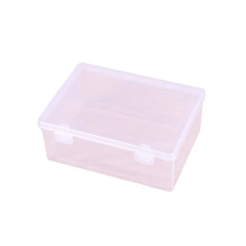 boîtes rangement transparentes modernes réutilisables plastique poignées respectueux environnement organisateur