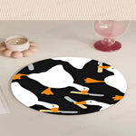 sous verres bois canards expressions modernes opaques hygiène table ecofriendly