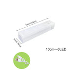 lampe led veilleuse sans fil détecteur mouvement aimantée blanc flux lumineux moderne urgence chambre
