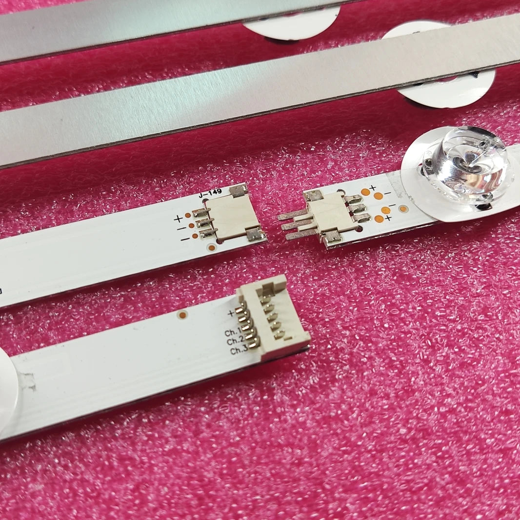 bandes led blanc modernes clips connecteurs électriques numéros séries codes qr indicateurs canaux