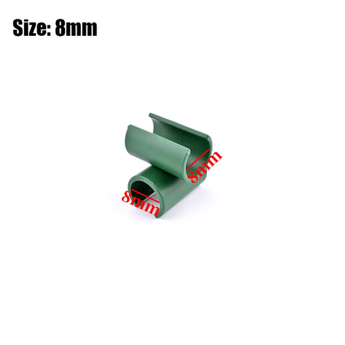 lot clips fixation vert support plante treillis jardinage plastique robuste