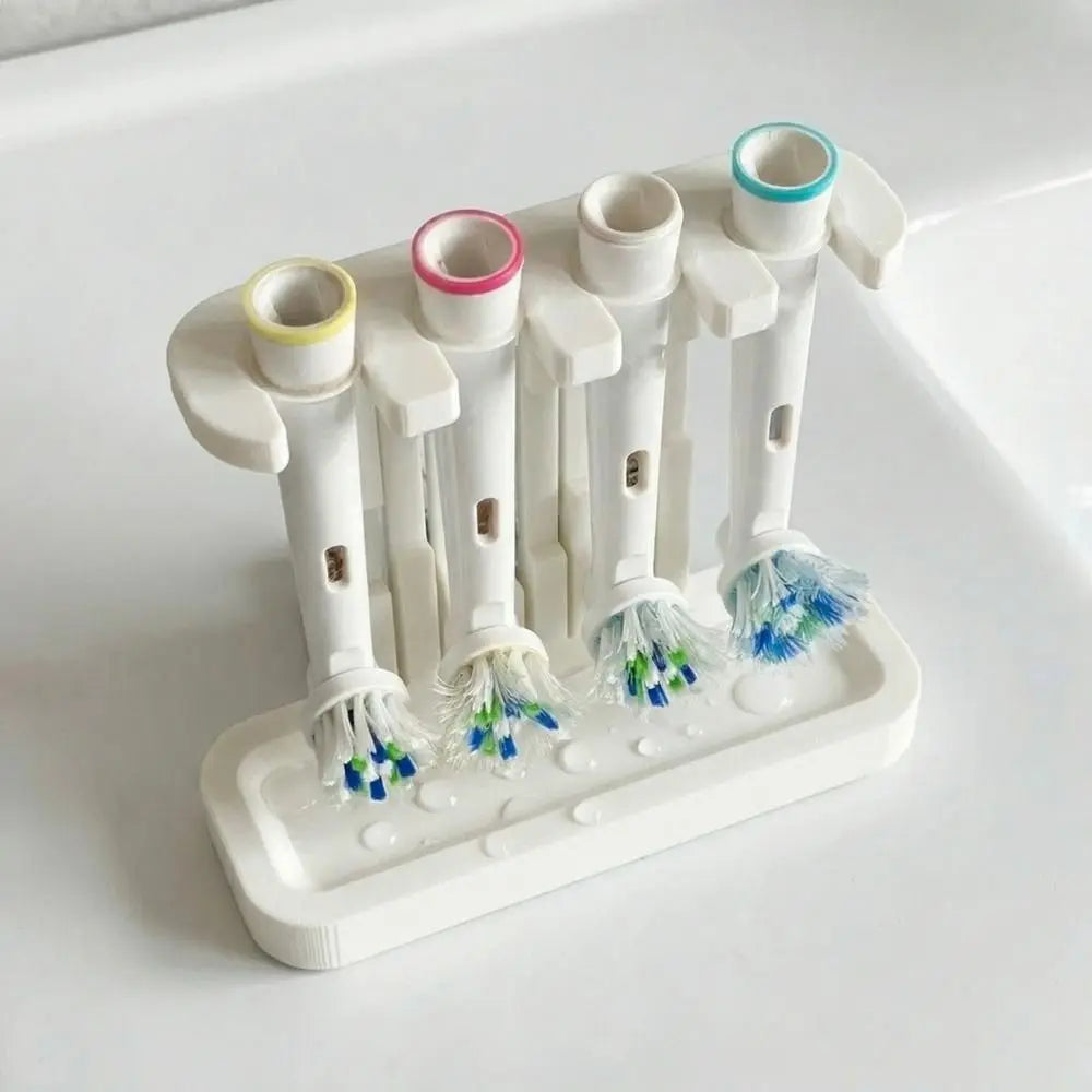 rangement brosses dents électriques blanc noir architectural moderne minimaliste drainage