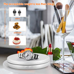 Plateau tournant 25cm présentant des objets décoratifs
