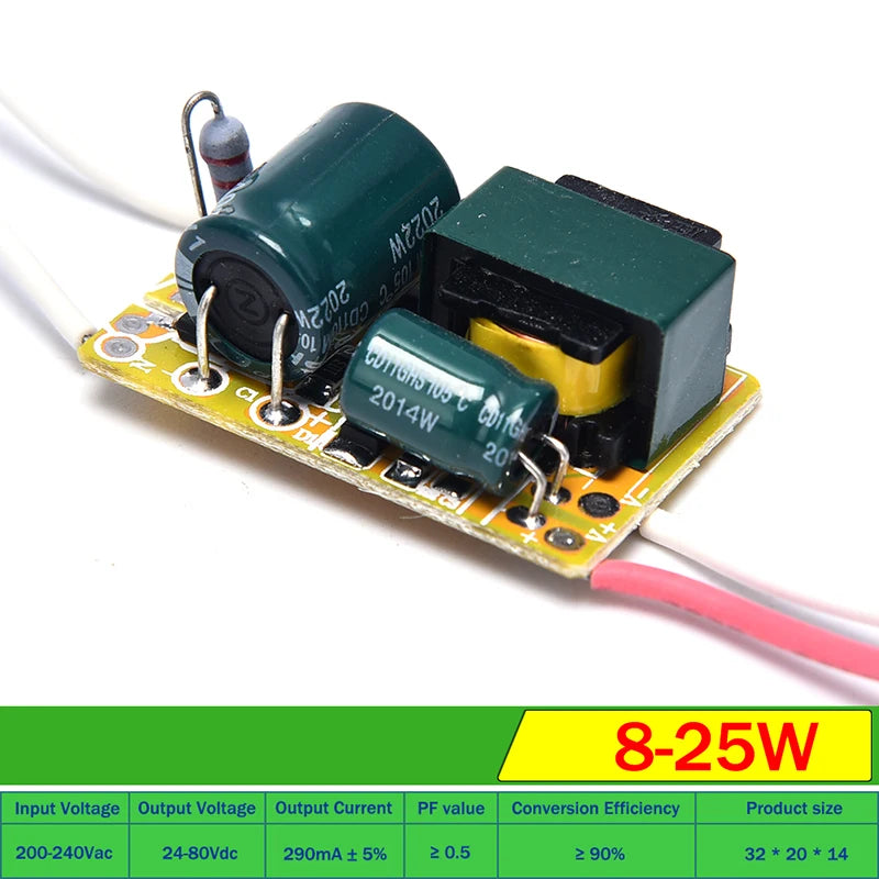 adaptateur led alimentation courant constant diy vis electronique moderne circuits imprimés composants
