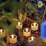 bougies led extérieures sans flamme étanches ip65 blanc modernes pièces