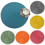 Accessoire de table rond anti-dérapant en couleur violet