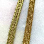 rubans métalliques or argent décoration mariage dentelle fine polyester brillants 5mètres largeur10mm styleélégant