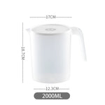 carafe eau plastique 2000ml 2500ml blanc bleu rose verte moderne minimaliste poignée couvercle logo
