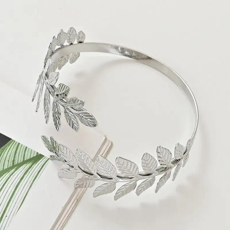 Accessoire fenêtre or argent feuilles stylisées classique anti rayures facile chambre restaurant