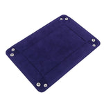 organiseur rangement moderne velours violet bleu vert rouge marron eyelets