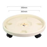 plateau rotatif roulettes plastique gris orange bleu blanc moderne 26cm 30cm 33cm 36cm 40cm