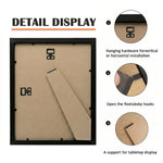 cadres photo noirs contemporains abstraits supports tables différents 10x13cm 12x15cm 17x23cm 20x25cm 25x35cm 30x40cm