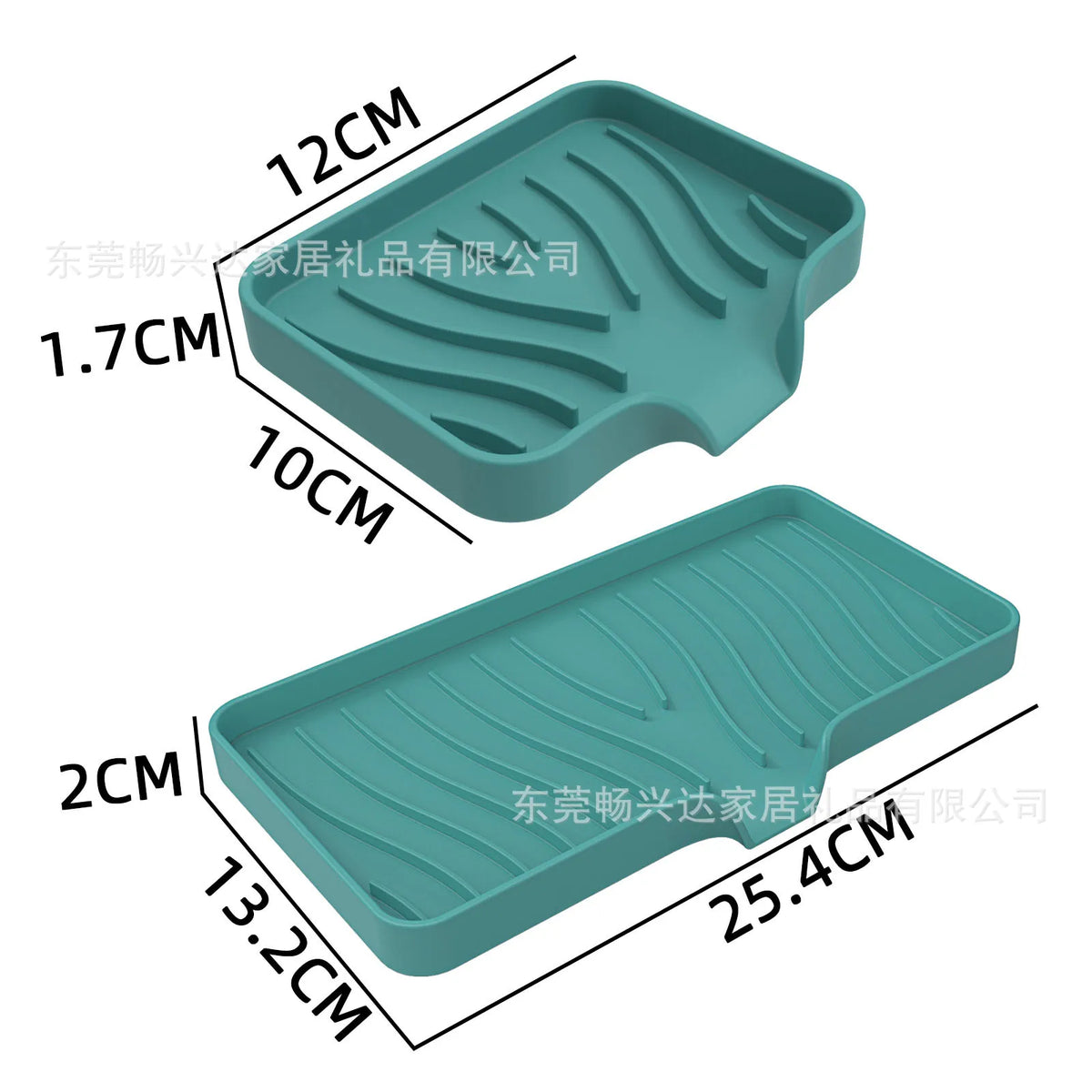 support savon silicone rayures ondulées moderne adhésif sans perçage vert gris rose blanc noir