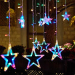 guirlande lumineuse solaire transparente boules dorées clips modernes décoration extérieure noël jardin festive