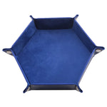plateau rangement velours moderne pliable violet bleu rouge vert