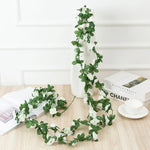 guirlande fleurs artificielles roses couleurs variées décoration extérieure intérieure romantique mariage événements festive